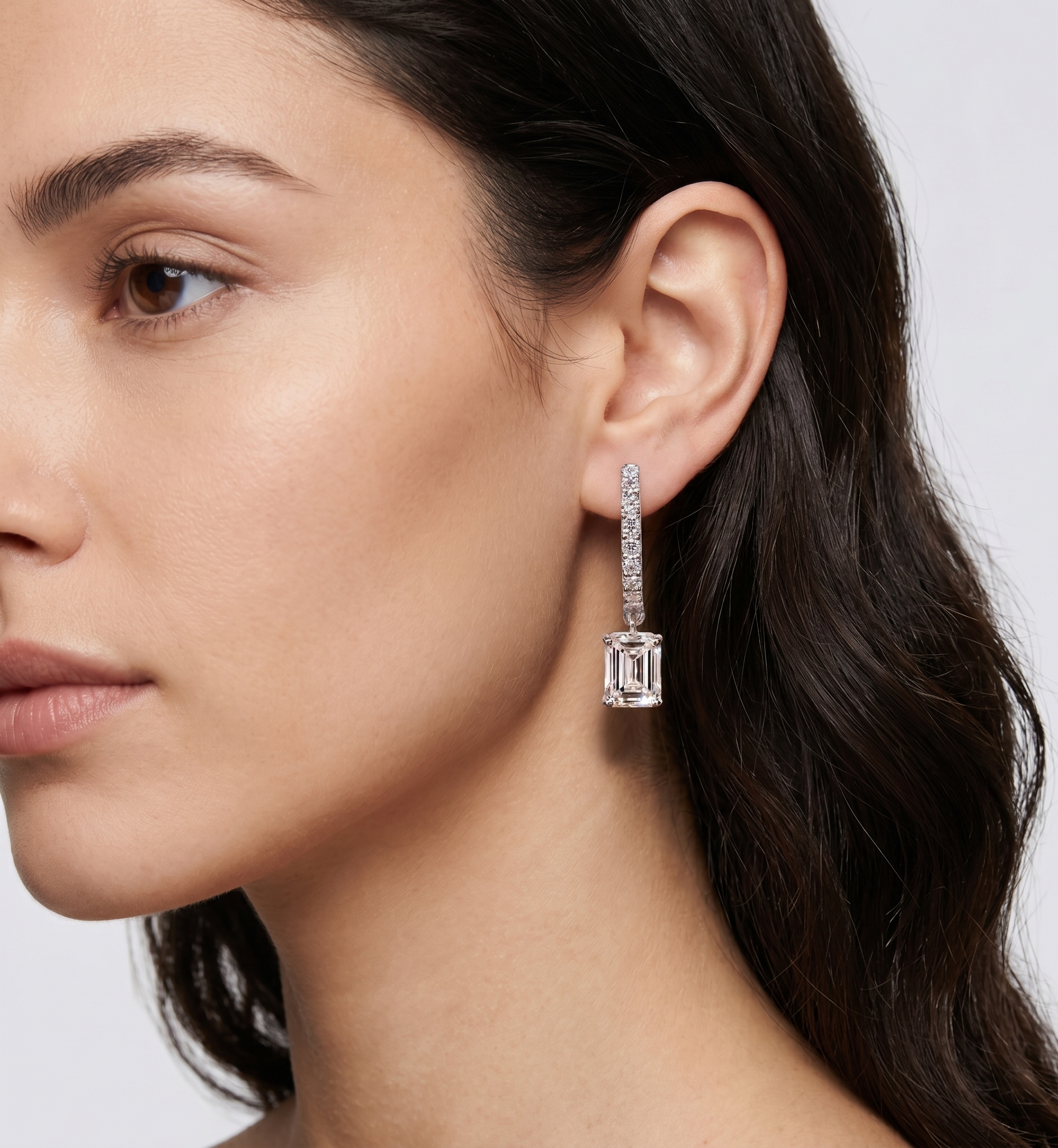 Emerald Hanging Earring