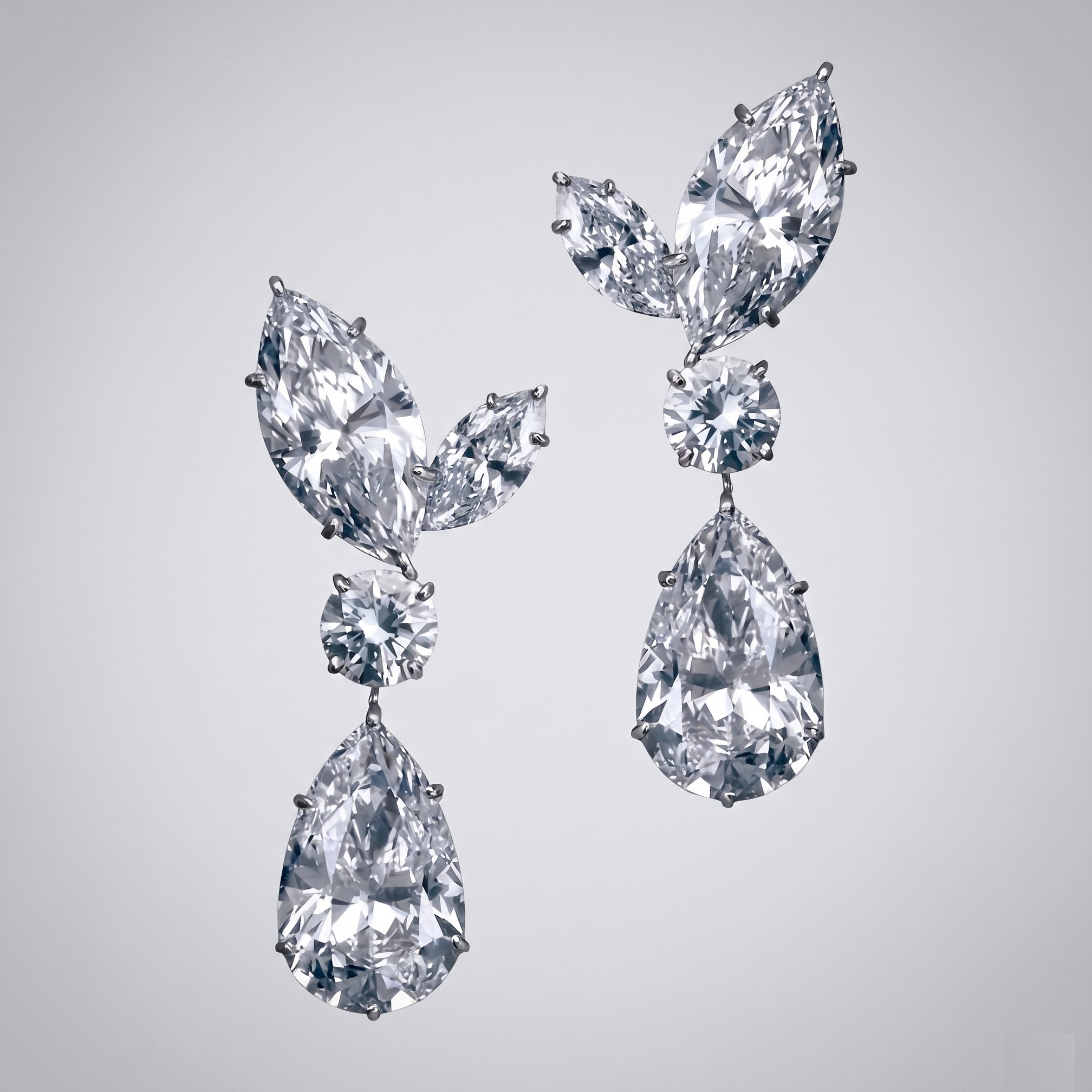 Divine Crystal Tears Earrings