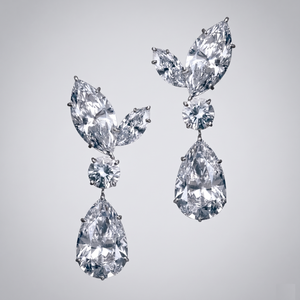 Divine Crystal Tears Earrings