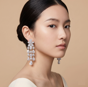 Orchid Rainfall Earrings