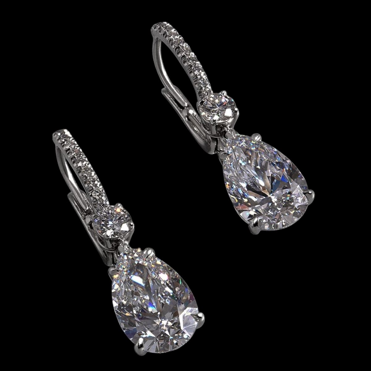 Sparkling Drop Earrings
