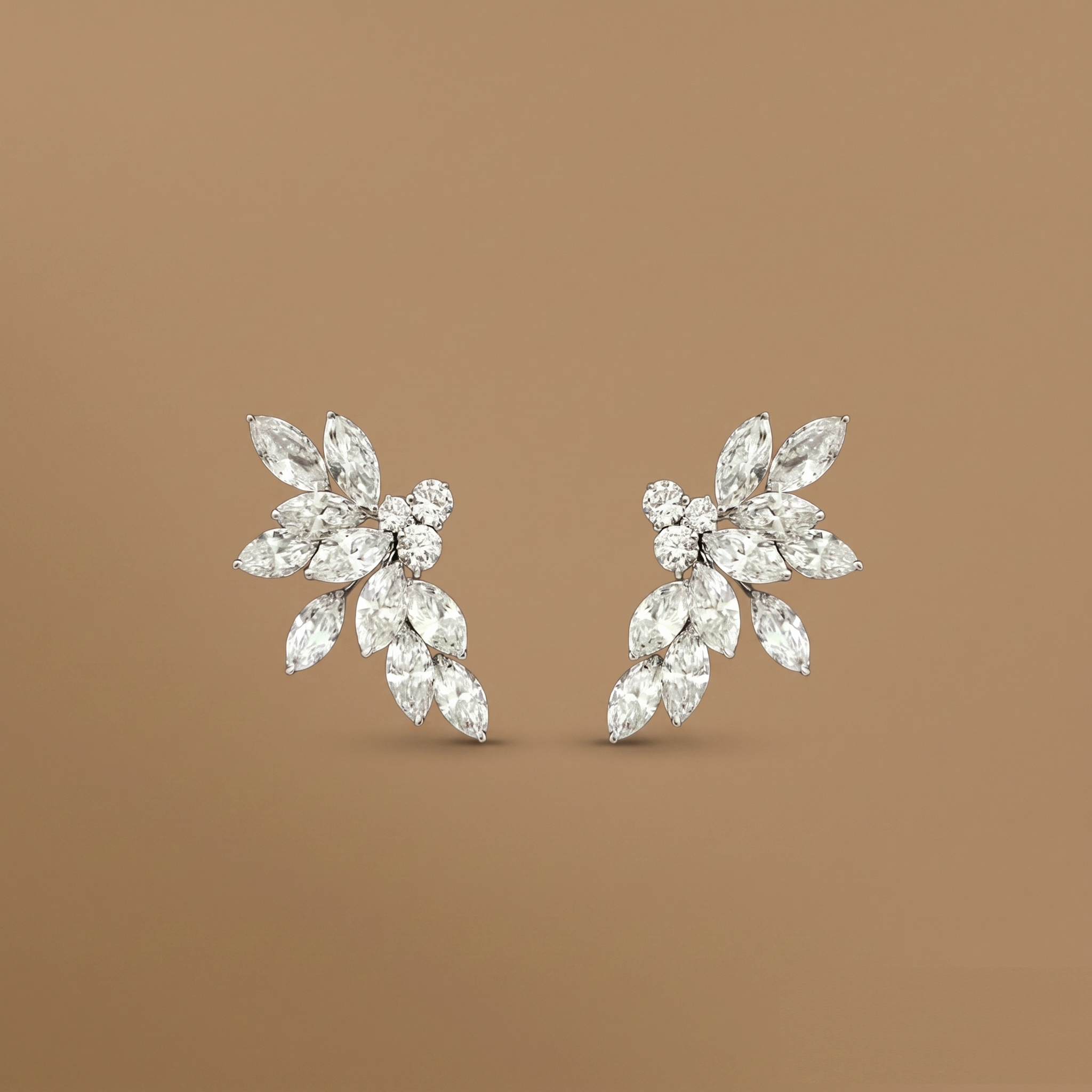 Marquise Abstract studs