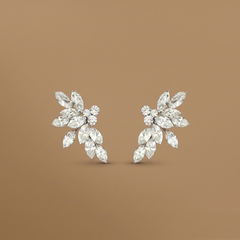 Marquise Abstract studs
