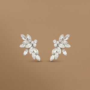 Marquise Abstract studs