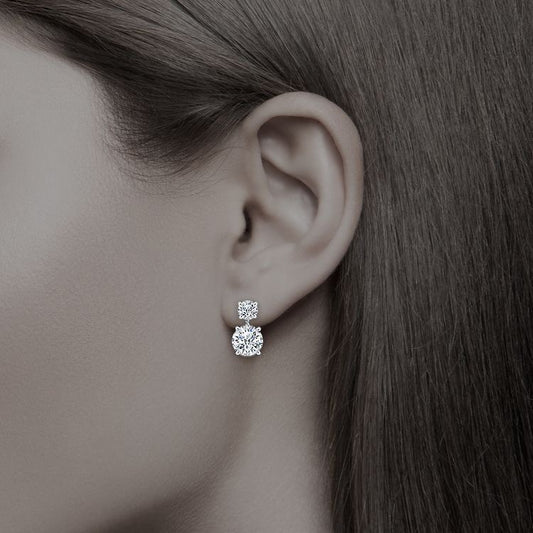 The Duet Round Earrings