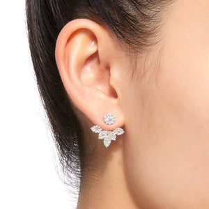 IGI-certified lab-grown diamond hanging drop earrings – lifetime exchange