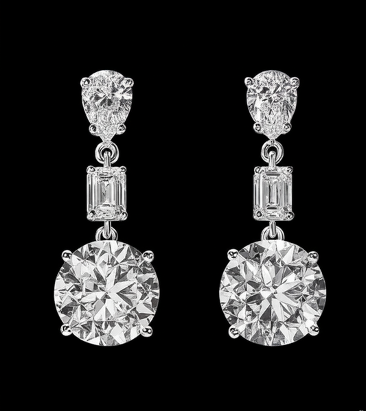 Gleaming Trio Earrings
