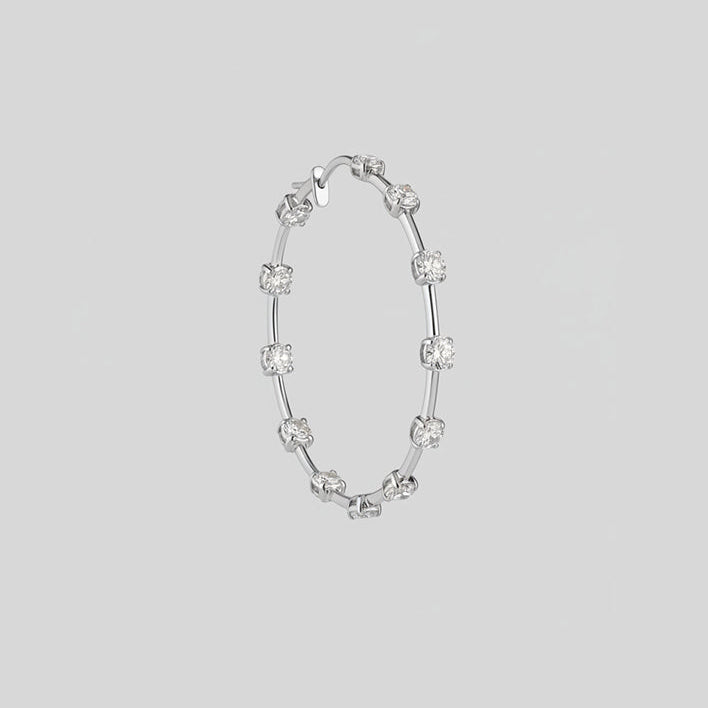 25 Cent Round Overall Earrings