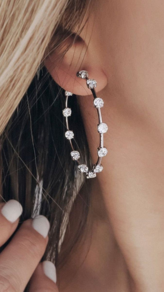 25 Cent Round Overall  Earrings