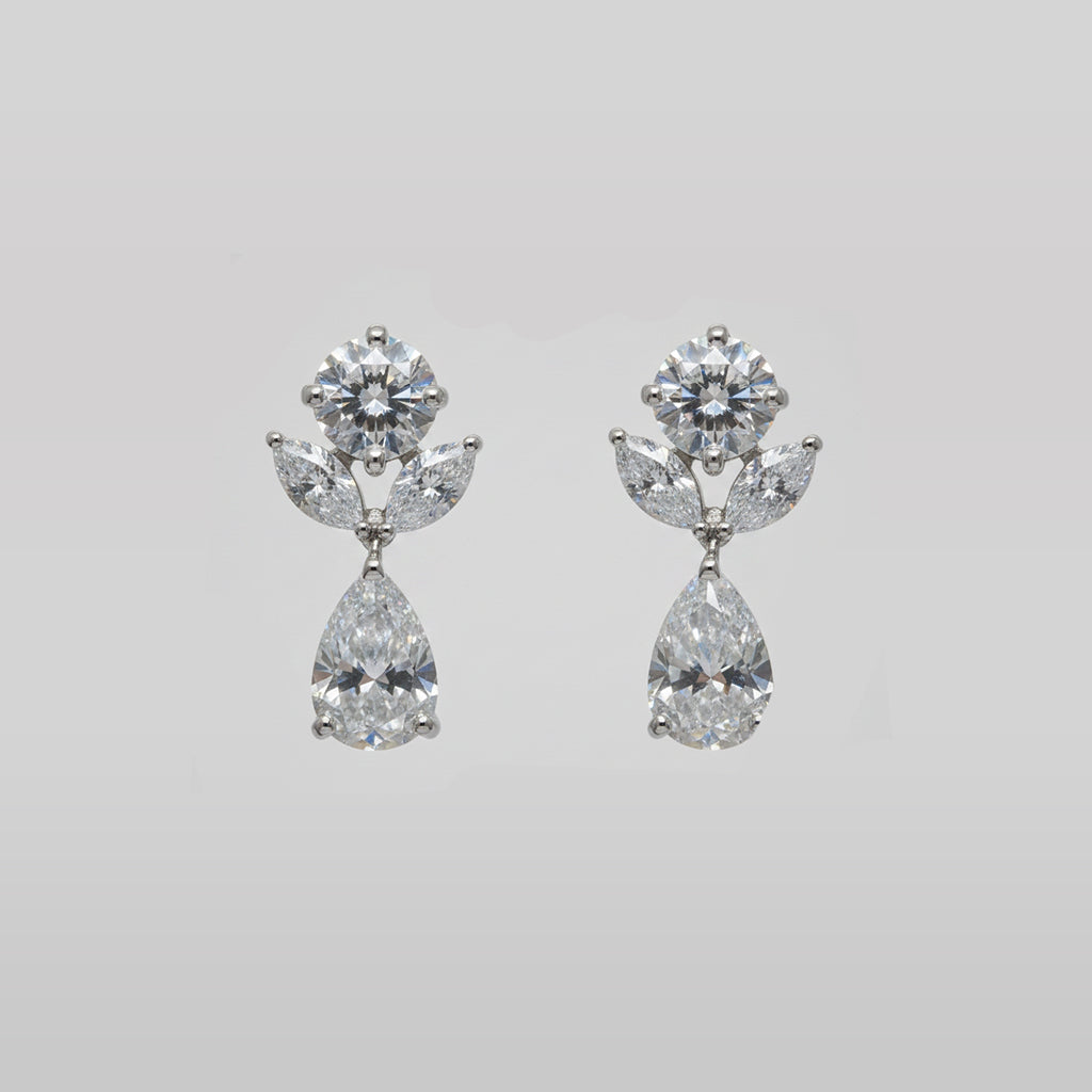 Floral Charm Earrings