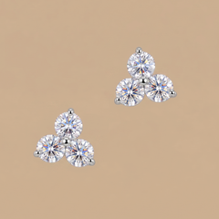Trio 25 cent Round Earrings