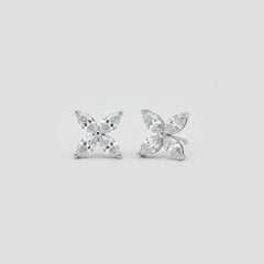 15 cent Marquise Floral Earrings