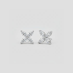 15 cent Marquise Floral Earrings