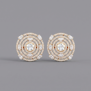 Inarra Atelier custom-made 4.19 ct lab-grown diamond stud earrings for women