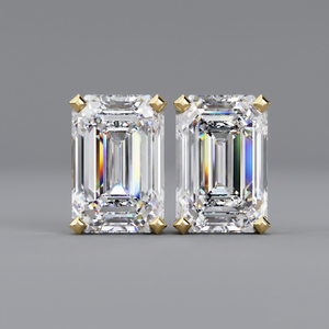 Emerald Solitaire Earrings