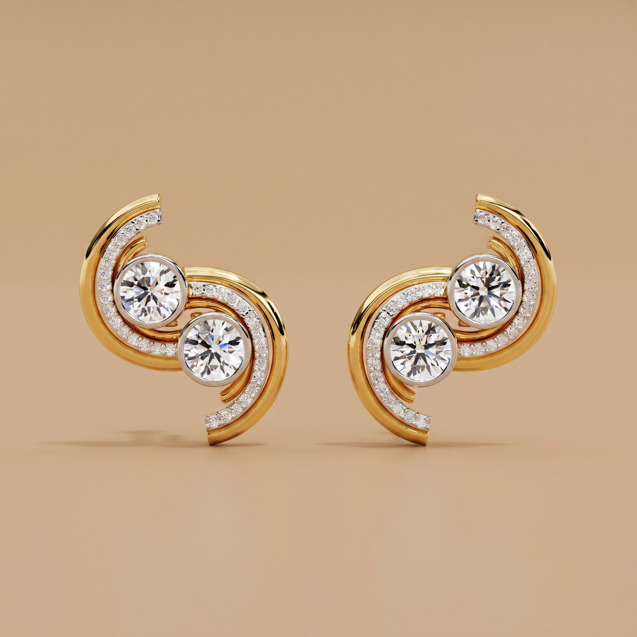 Inarra Atelier BIS-certified 2.04 ct lab-created diamond solitaire drop earrings for women