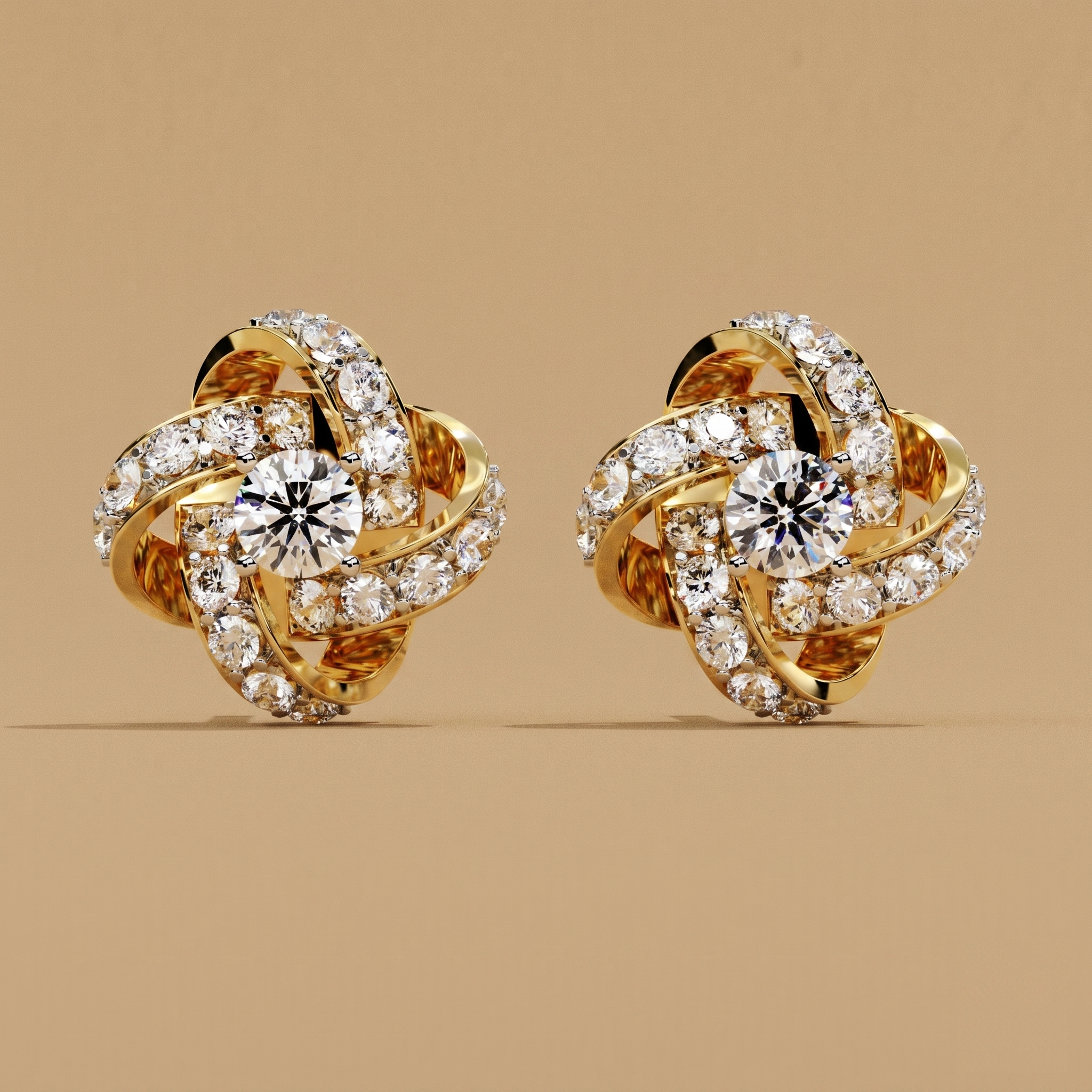 Central Star Earrings