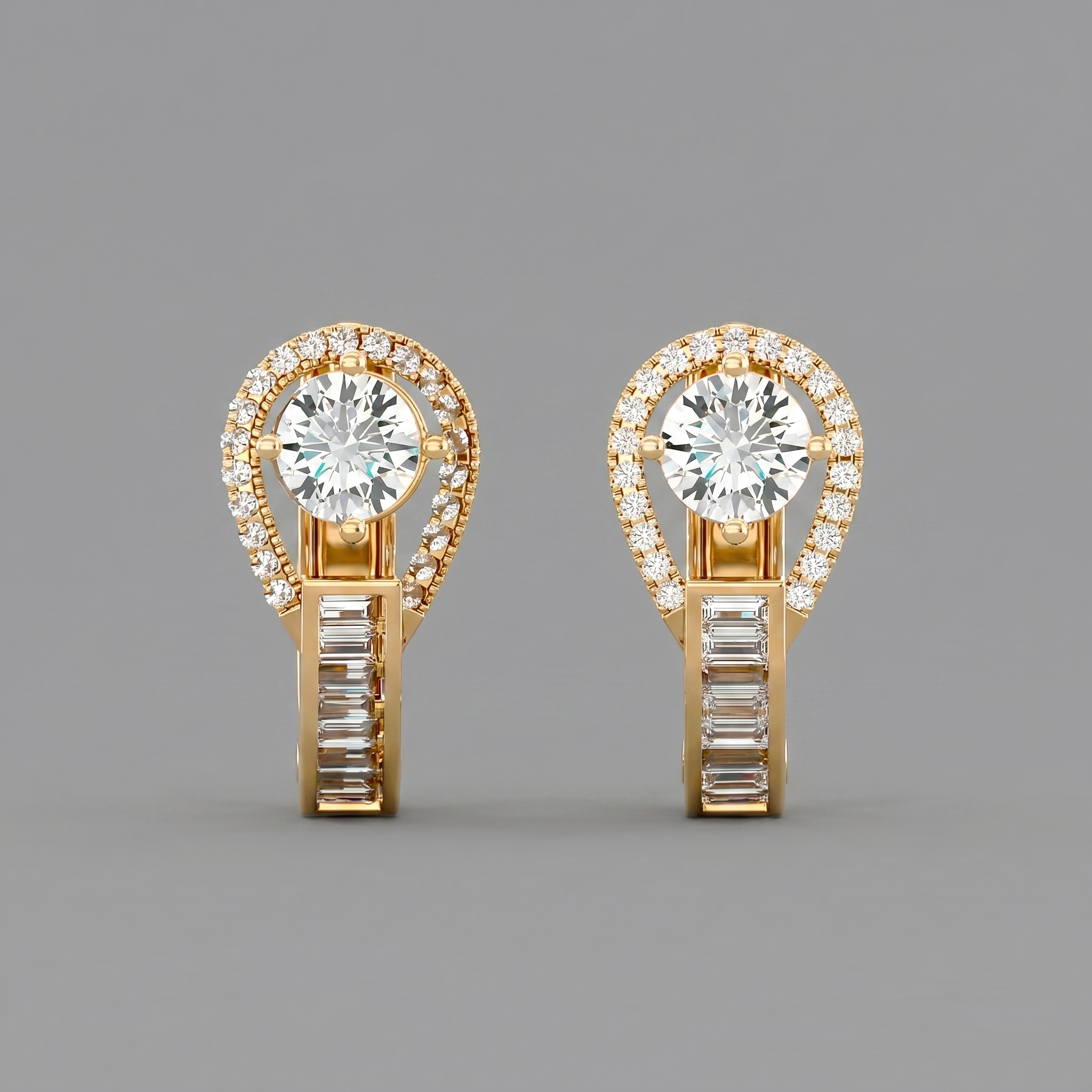 Horizon Hoop Earrings