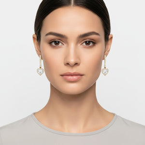 Stick & Heart Earrings