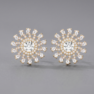 Round Pear Studs