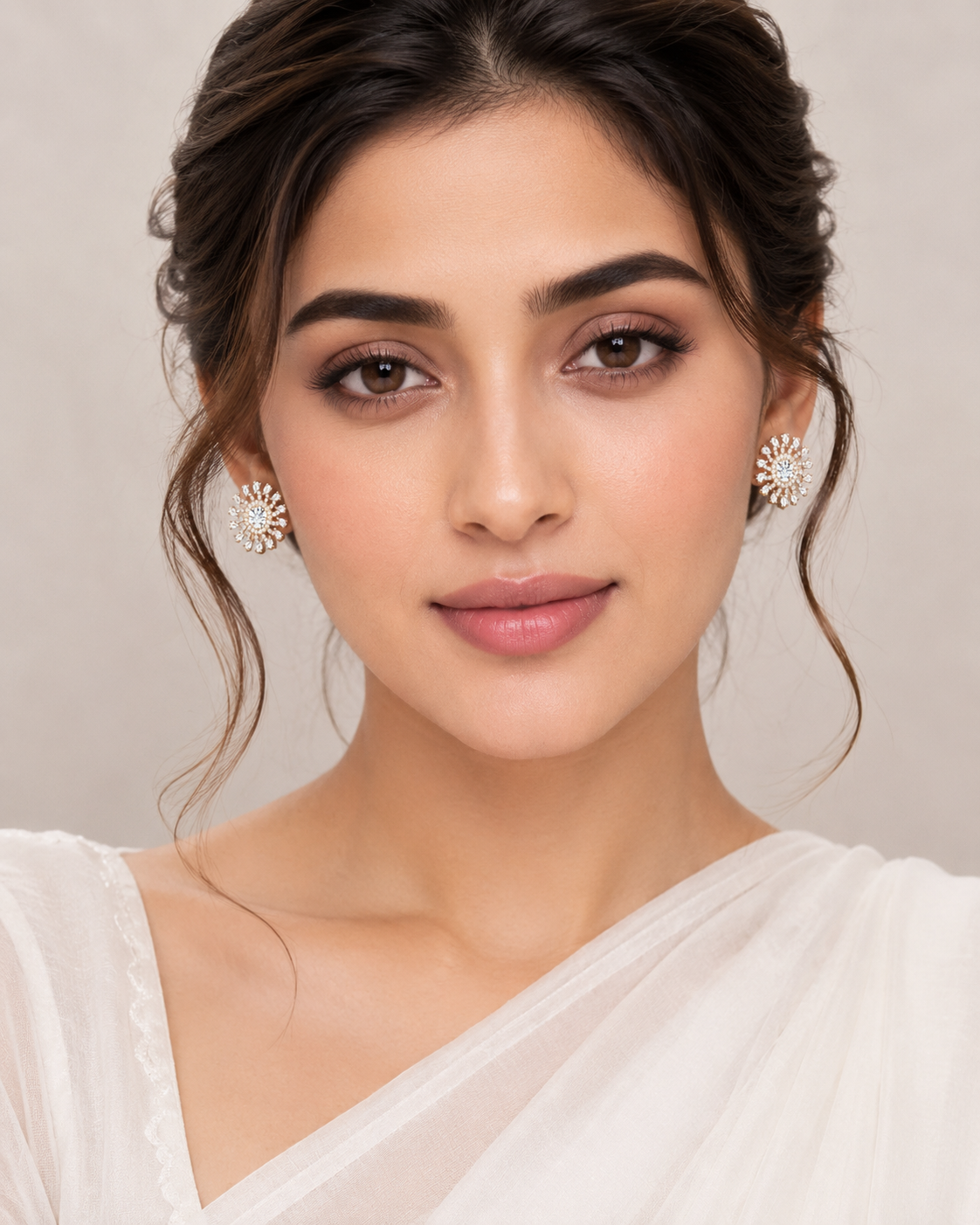 Round Pear Studs