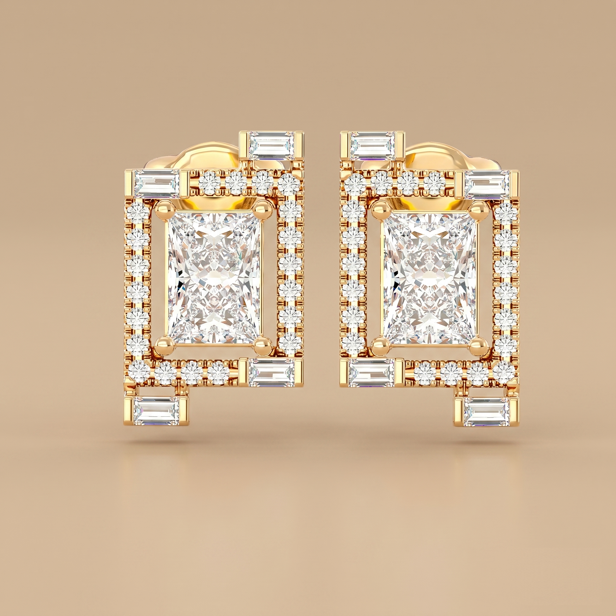 Rectangular Lock Studs