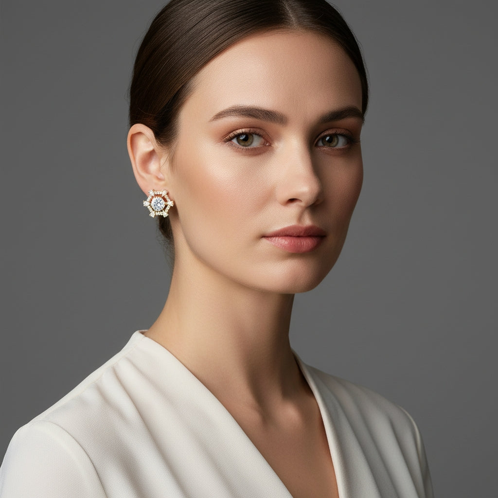 Jewel Cell Studs
