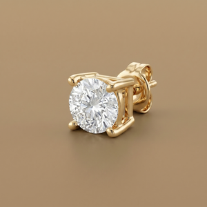 30cent Labgrown Round Diamond Men's Studs