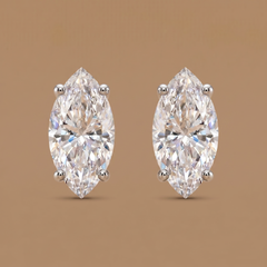 1.5-1.5ct Labgrown Marquise Solitaire Studs