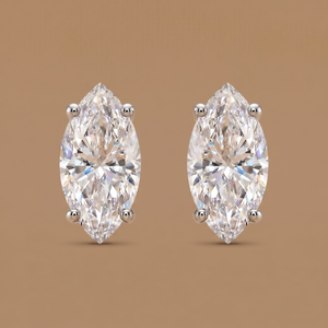 1.5-1.5ct Labgrown Marquise Solitaire Studs
