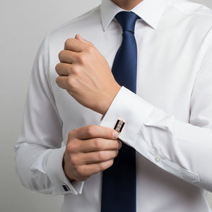 Black and Gold Shield Cufflinks