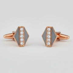 Vertical Pave Cufflinks