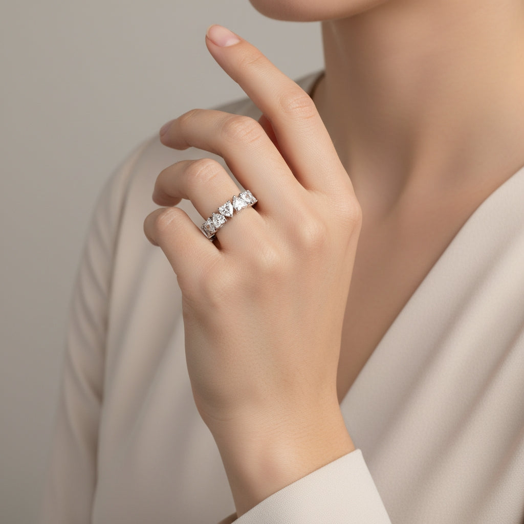 Heart full eternity band