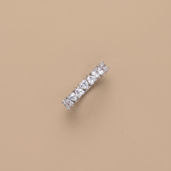 Heart half eternity band