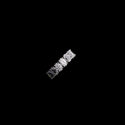Oval full eternity band
