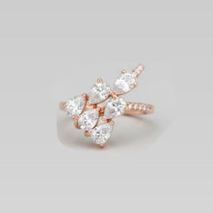 Frosted Flora Ring
