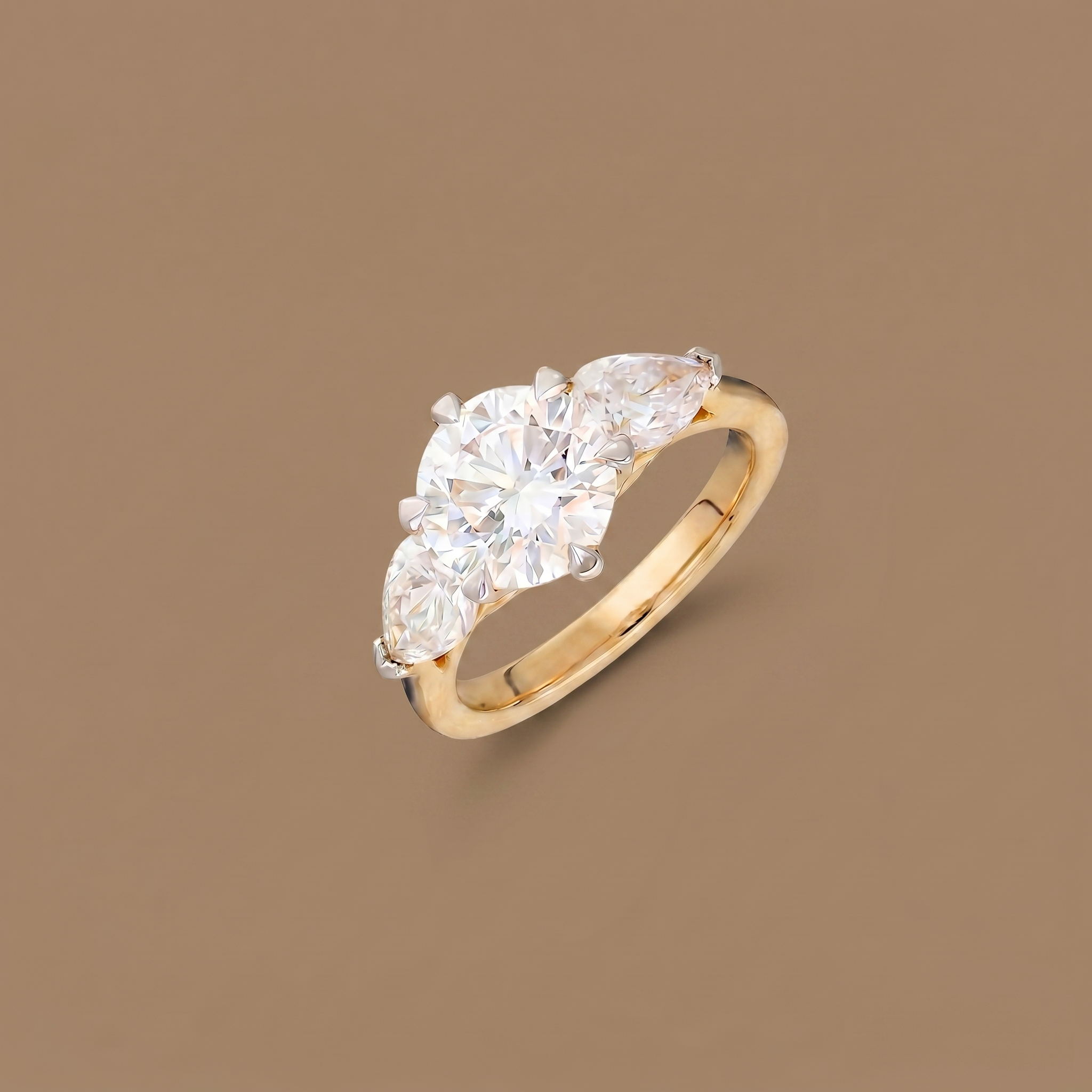 3ct Round Labgrown Solitaire Engagement Ring