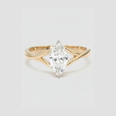 Crown Marquise Ring