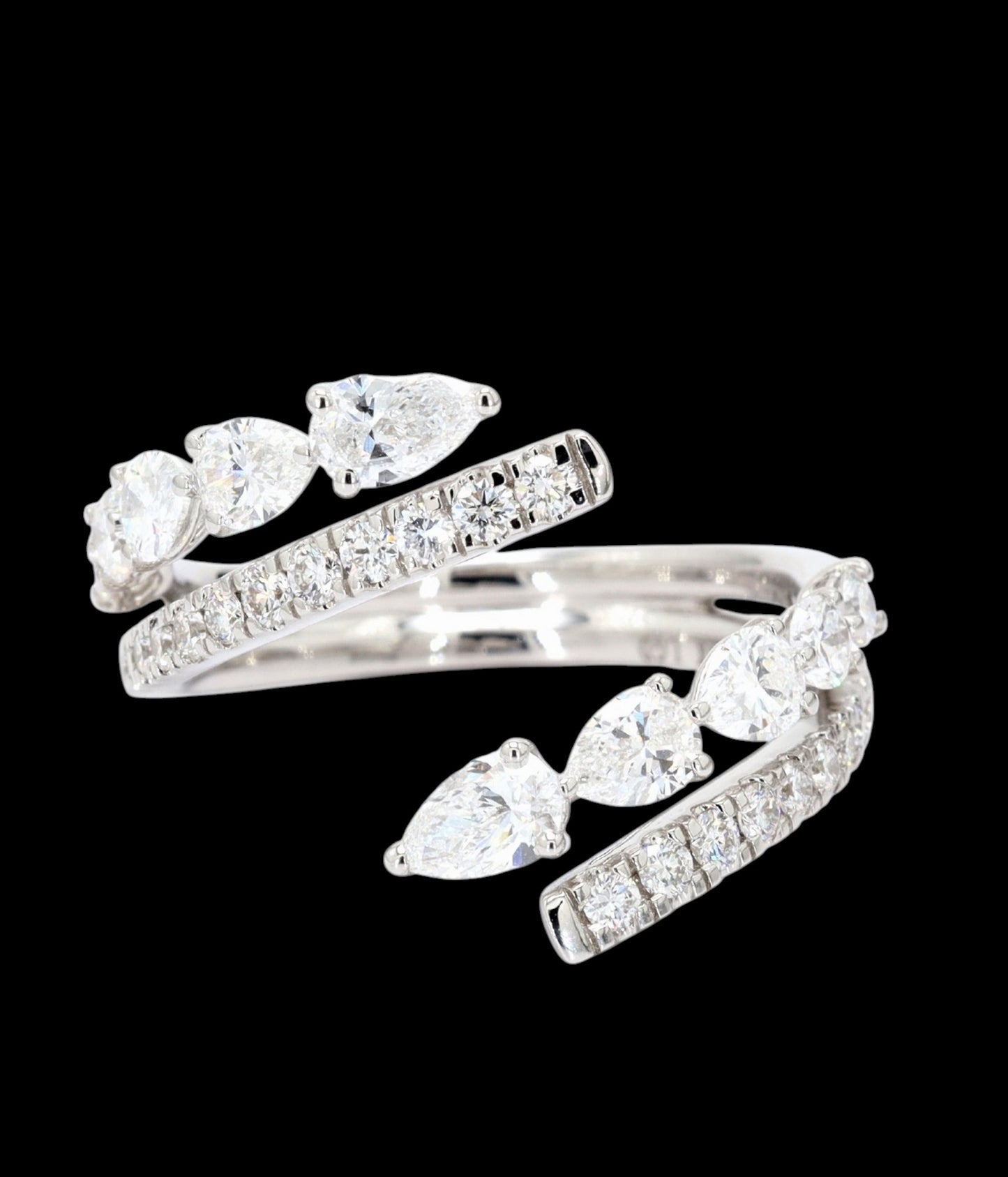 Twist Drop Eternity Band