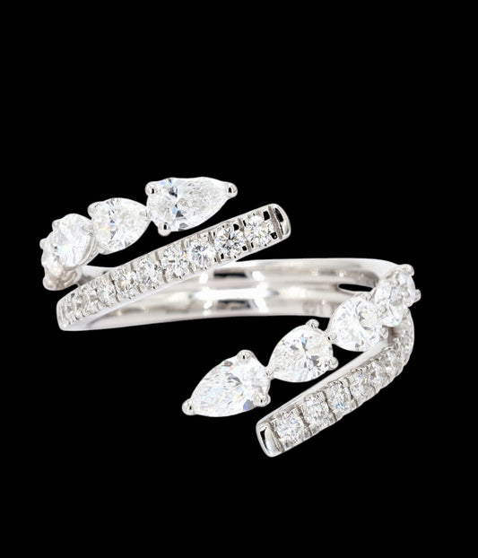 Twist Drop Eternity Band