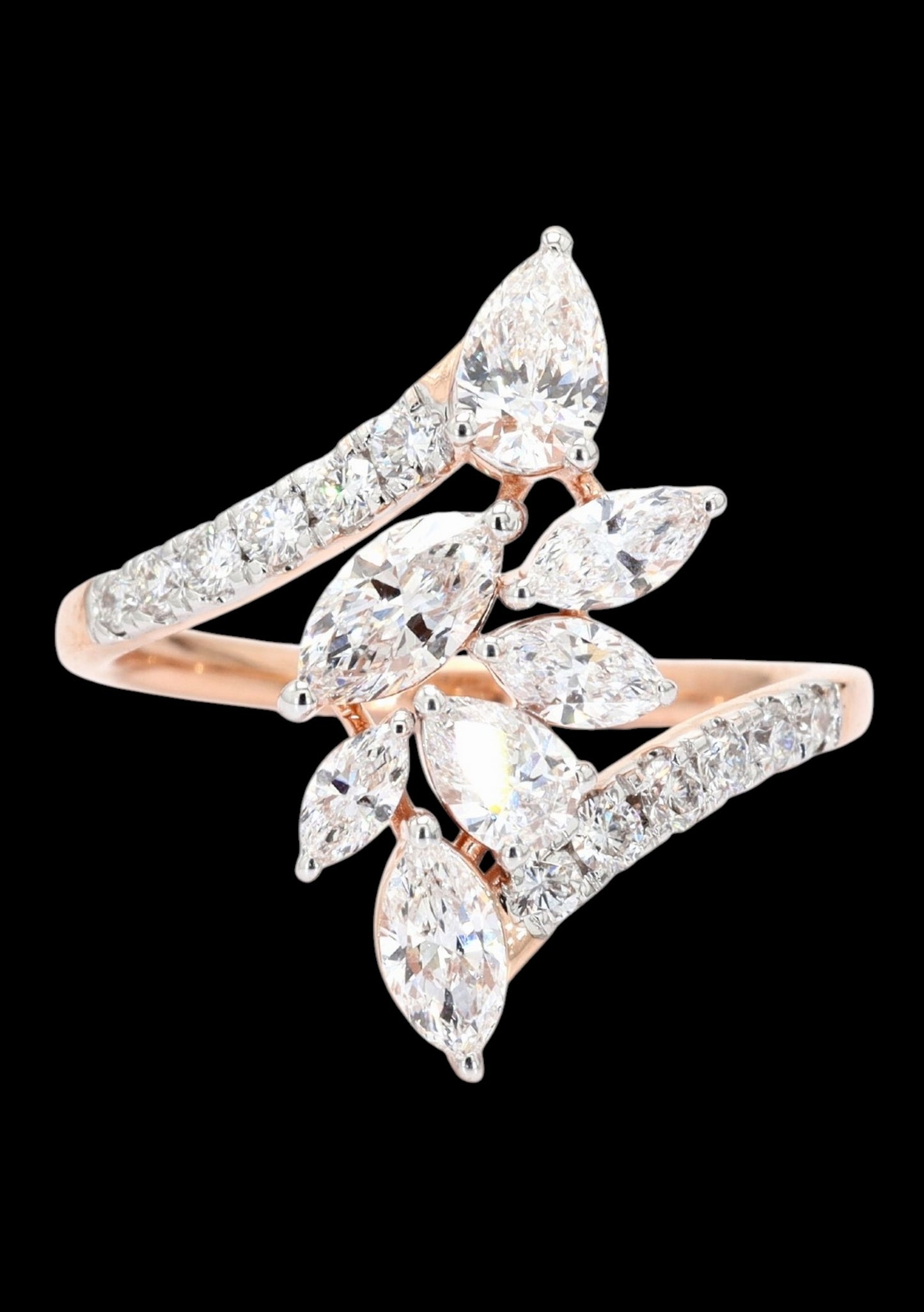 Light Cascade Ring