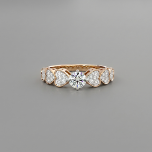 Inarra Atelier romantic heart lab-created diamond ring for women – IGI-certified