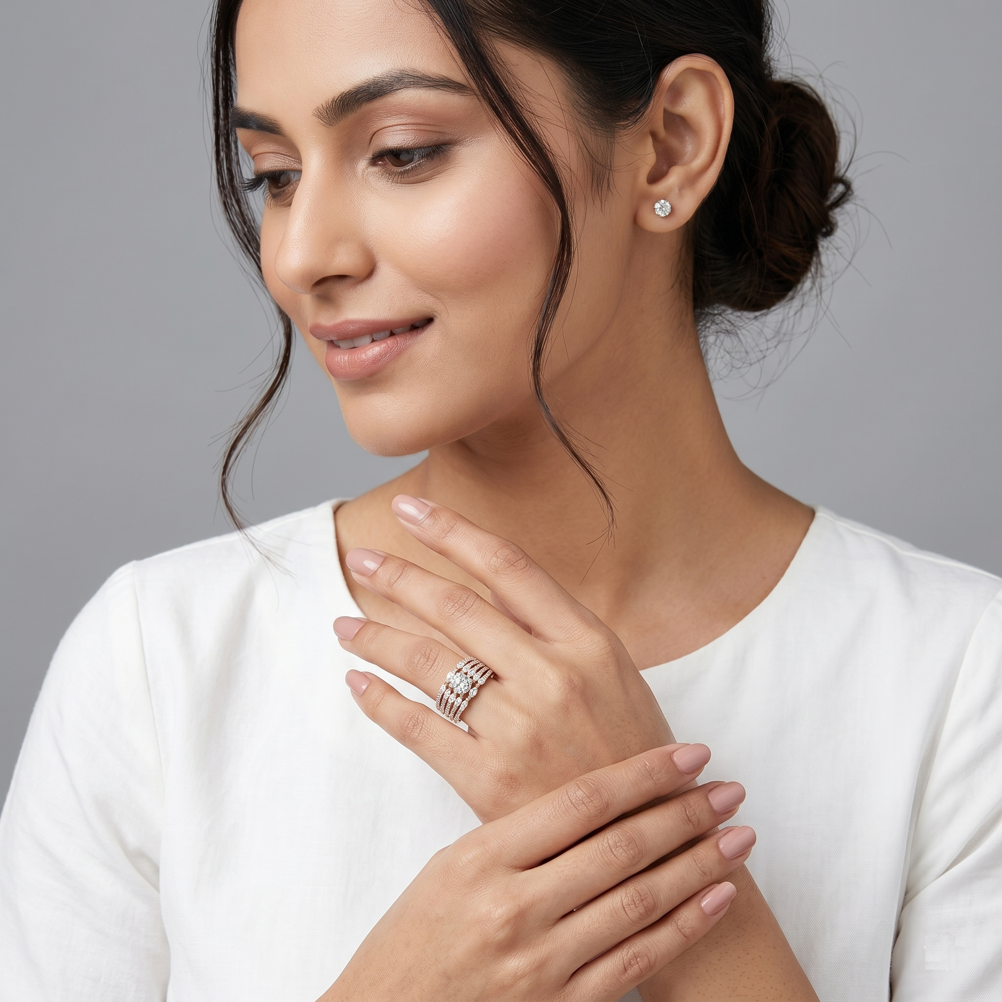 Solitaire Empress Band