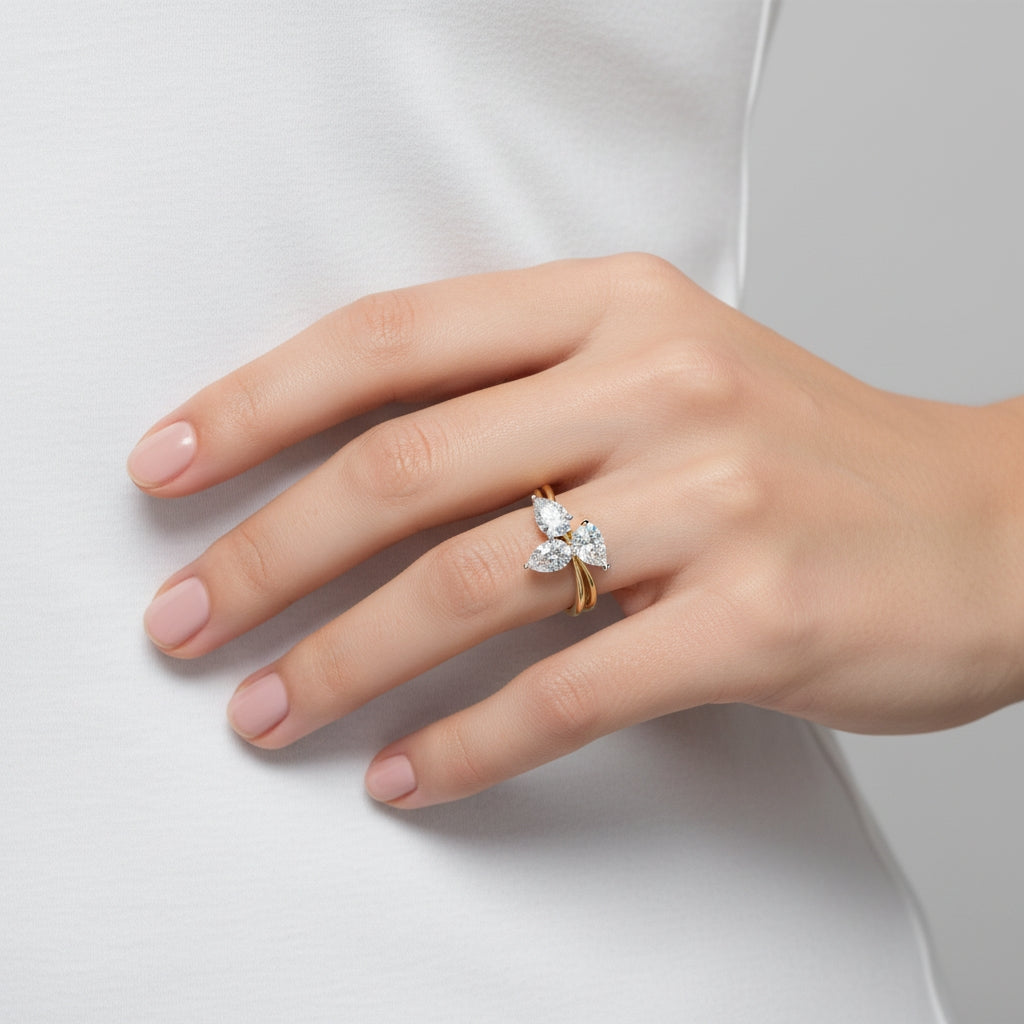 Three Leaves Ring