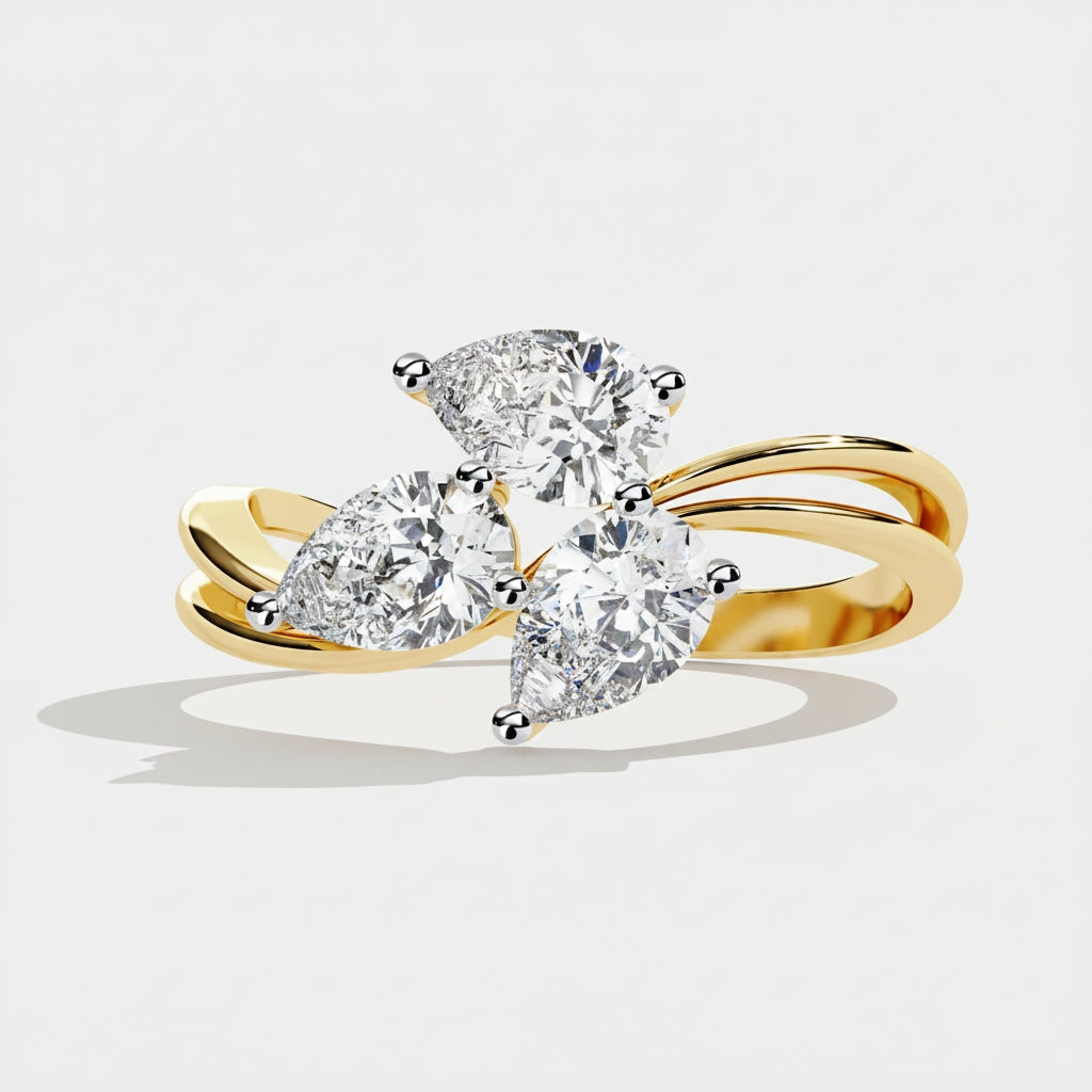 Three Leaves Ring