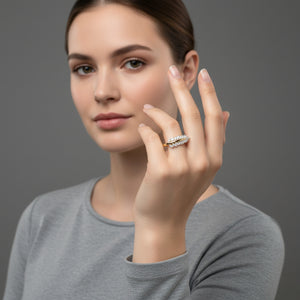 Marquise Leaf Ring