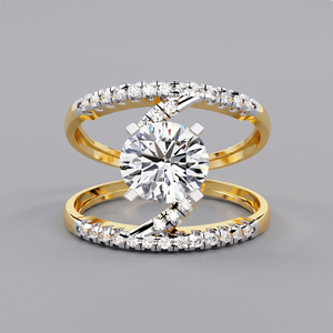 Solitaire Parallel Path Ring