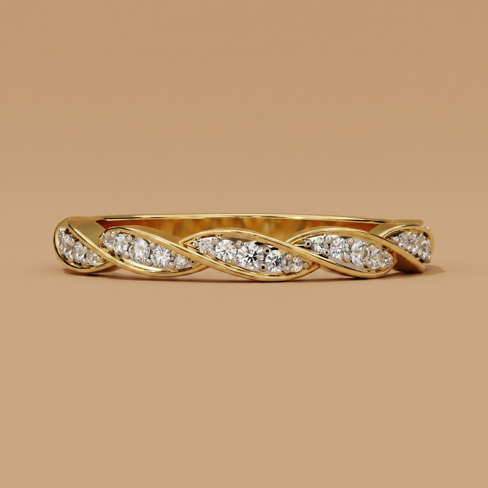 Infinity Twist Band Ring