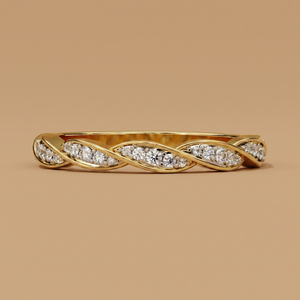 Infinity Twist Band Ring