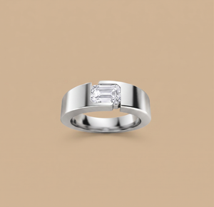 Prism Cut Solitaire Ring